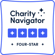 Four star rating from Charity Navigator