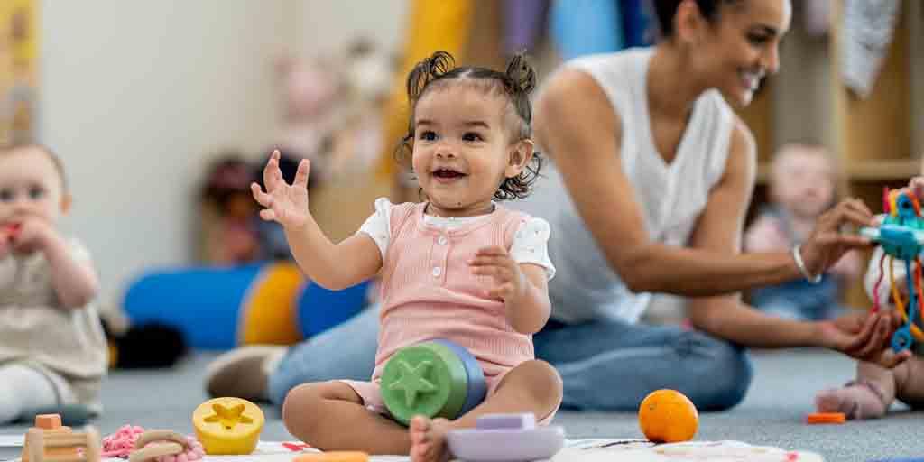 a young girl at daycare